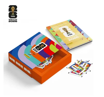 Box Copa Do Mundo 2026 Album + Lata + 210 Figurinhas Panini
